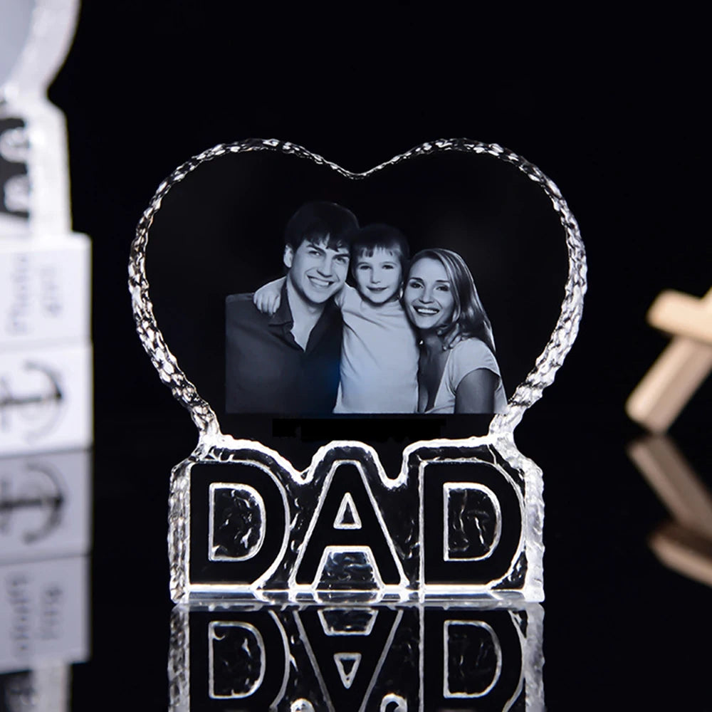 Customized Crystal Photo Bluetooth Night Light
