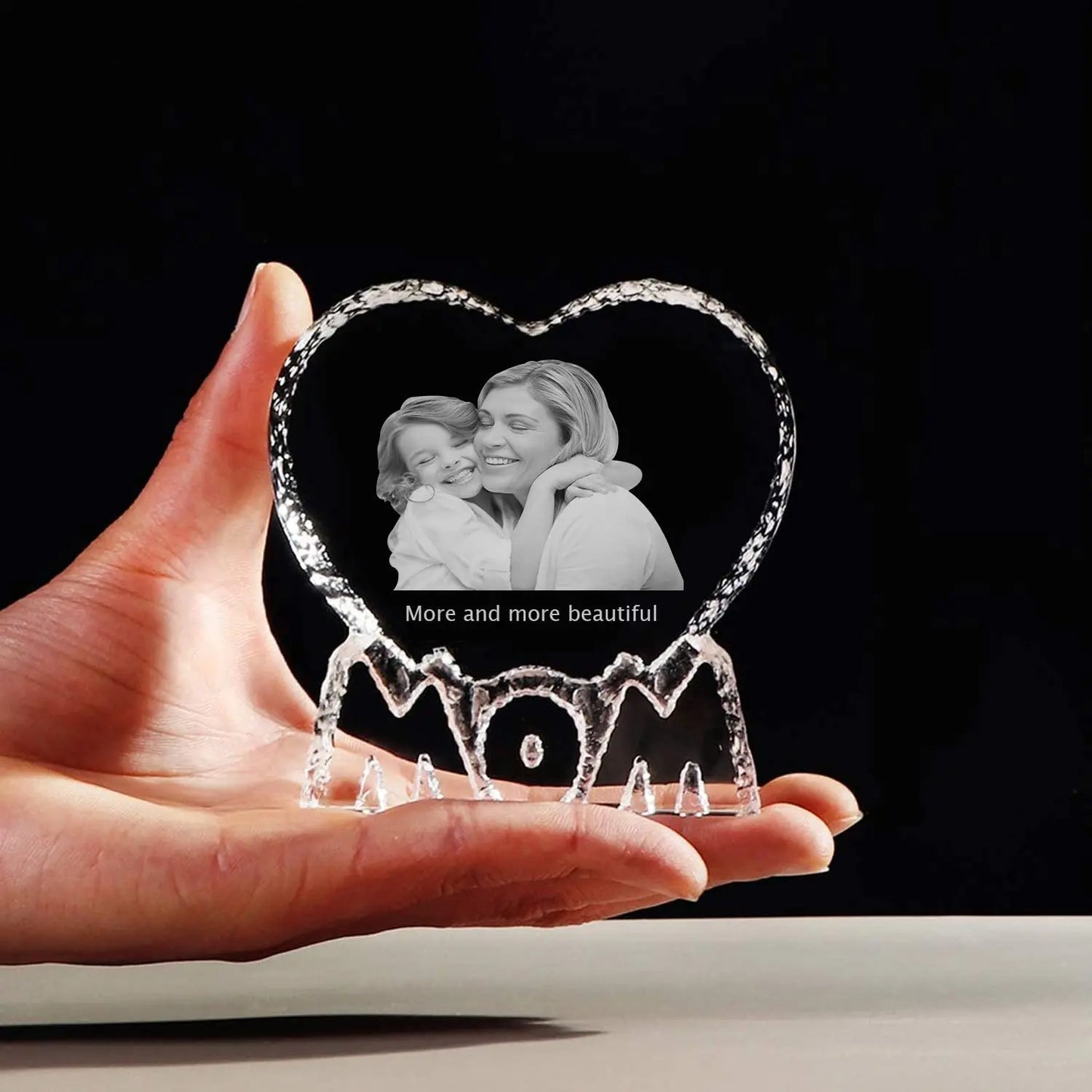Customized Crystal Photo Bluetooth Night Light