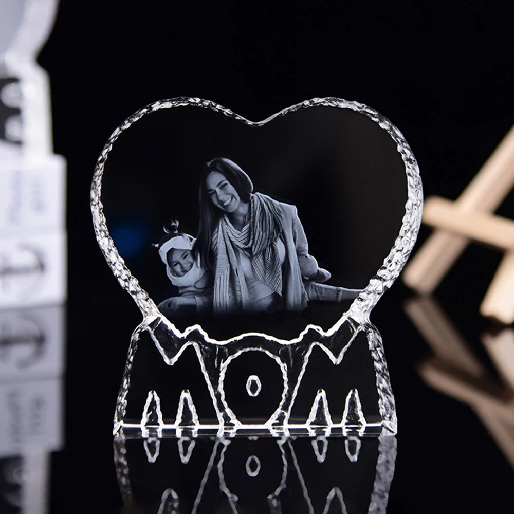 Customized Crystal Photo Bluetooth Night Light