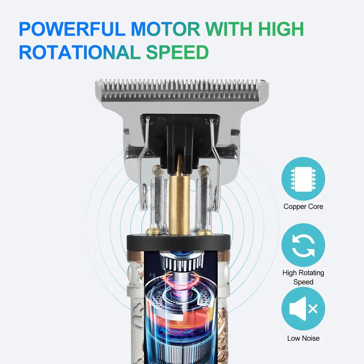 New in Set Dragon Professional Hair Clipper Cordless Hair Trimmer For Men Shaver Hair Cutting Machine Barber Machin Beard