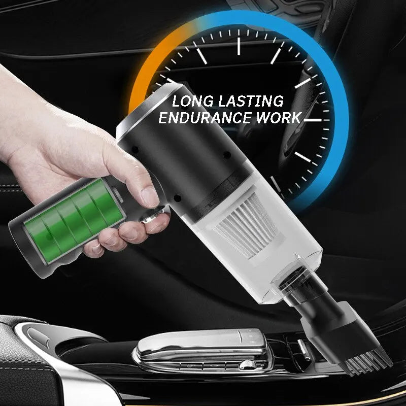 Combination Vacuum Cleaner USB Charging Car Household Vacuum Cleaner Small Car with Fully Automatic High Power Powerful Cleaning