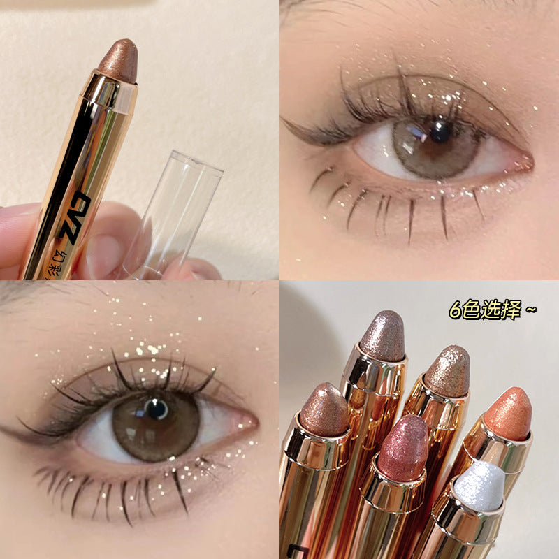 CVZ Symphony Dot Eye Highlight Eyeshadow Pen Natural Versatile Pearlescent Fine Glitter Star Diamond Double Eye Eyeshadow 6 Colors Optional Wholesale