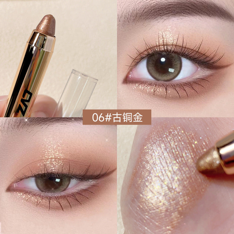 CVZ Symphony Dot Eye Highlight Eyeshadow Pen Natural Versatile Pearlescent Fine Glitter Star Diamond Double Eye Eyeshadow 6 Colors Optional Wholesale