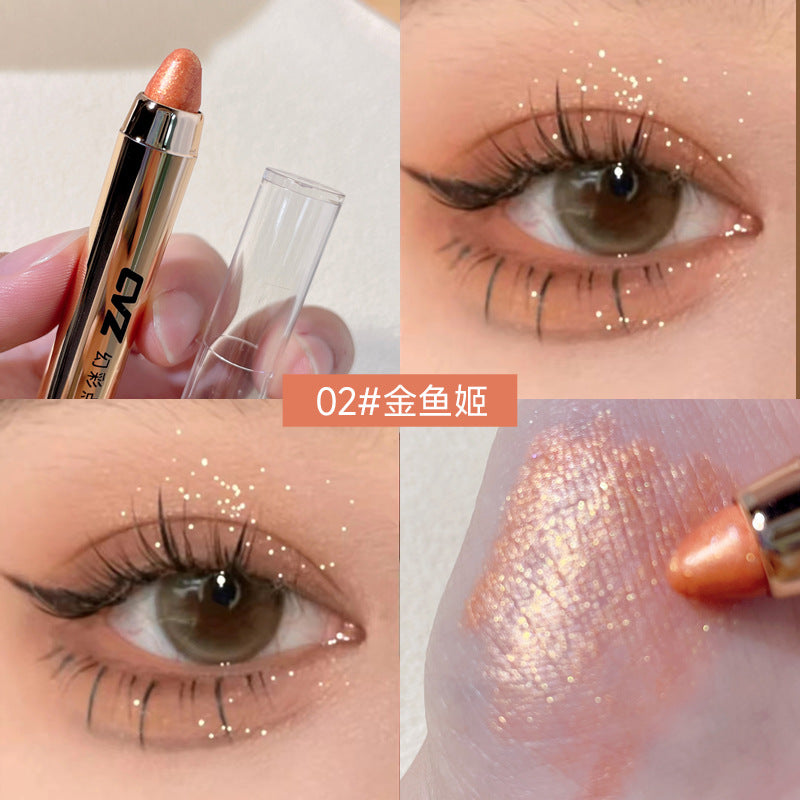 CVZ Symphony Dot Eye Highlight Eyeshadow Pen Natural Versatile Pearlescent Fine Glitter Star Diamond Double Eye Eyeshadow 6 Colors Optional Wholesale