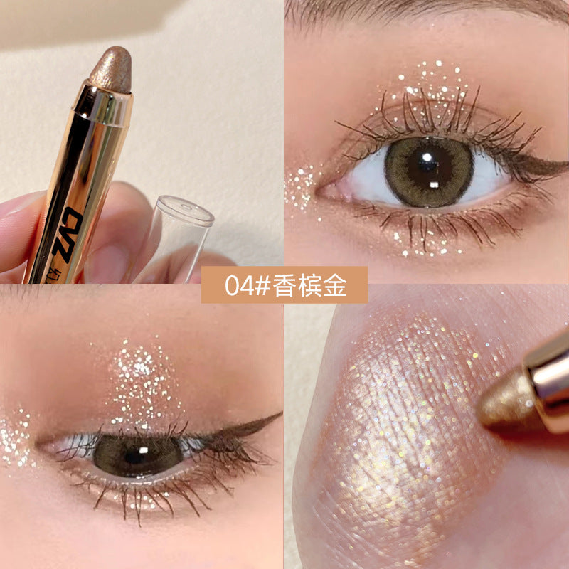 CVZ Symphony Dot Eye Highlight Eyeshadow Pen Natural Versatile Pearlescent Fine Glitter Star Diamond Double Eye Eyeshadow 6 Colors Optional Wholesale